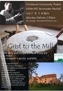 Poster for Grist to the Mill • White Mill, Shapwick