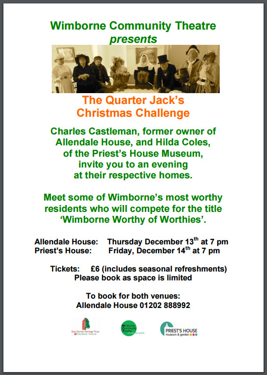 Poster for The Quarterjack’s Challenge • Allendale House