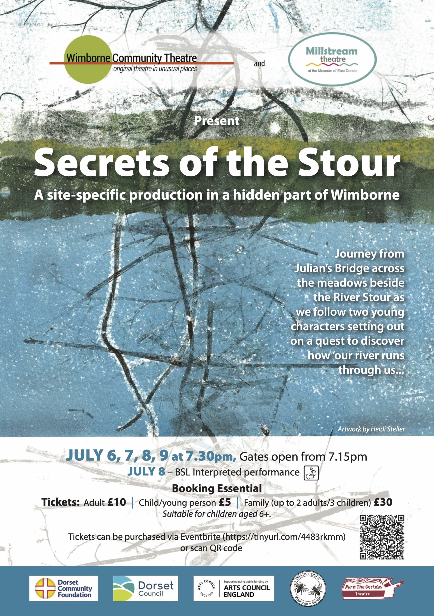 Poster for Secrets of the Stour • River Stour, Wimborne
