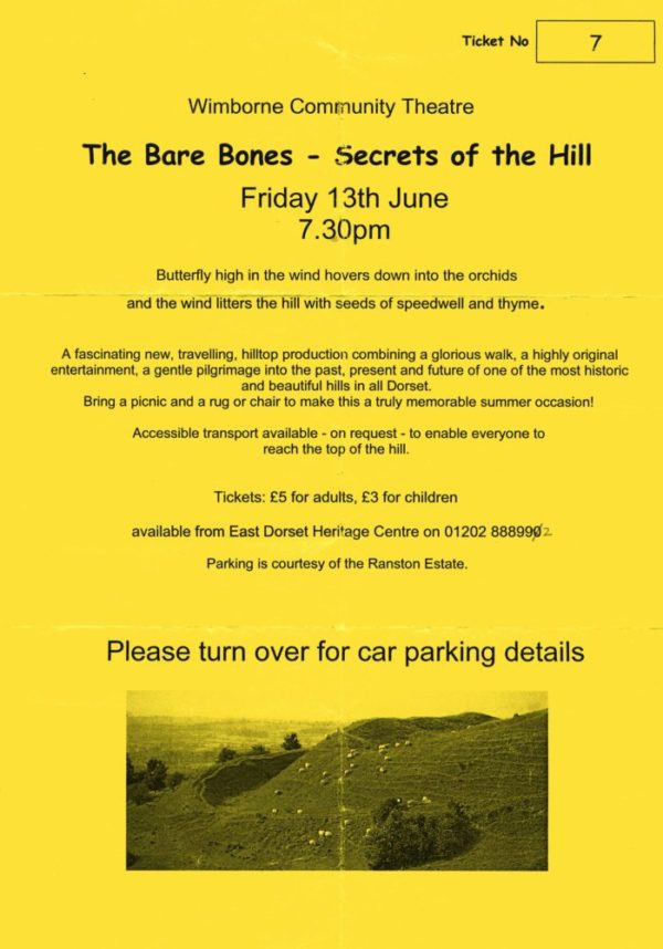 Poster for Bare Bones • Hambledon Hill